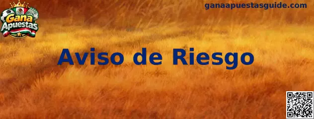 Aviso de riesgo y juego responsable de Gana Apuestas