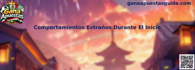 Diagnóstico de comportamientos extraños durante el inicio de una aplicación