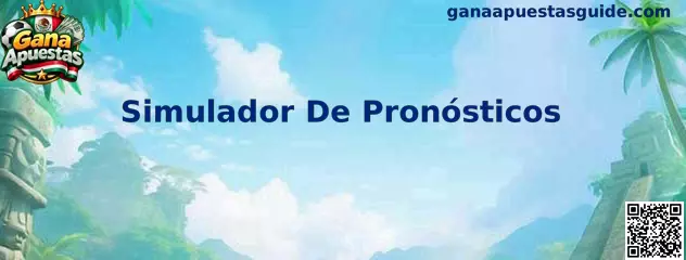 Interfaz ilustrativa de un Simulador De Pronósticos para análisis estadístico deportivo