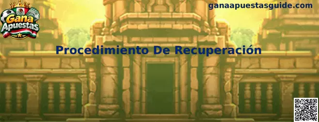 Procedimiento De Recuperación Gana Apuestas