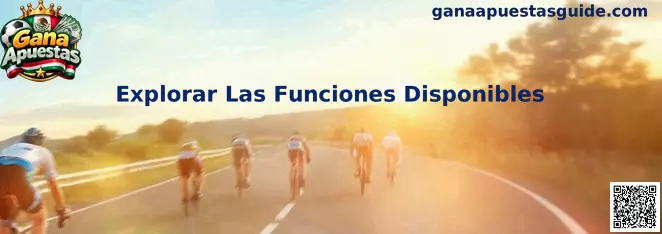 Explorar las funciones disponibles de una plataforma de apuestas: deportes, juegos, promociones y administración de cuenta