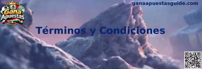 Información sobre términos y condiciones de Gana Apuestas